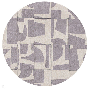 Louis De Poortere Craft Papercut 9366 String Washable Polyester Flatweave Round Eco-Rug-Louis De Poortere-Rug Love - The Most Loved Rug Store